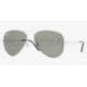 Ray-Ban Aviator Large Metal Sunglasses RB3025 003/58-5514 - Silver Crystal Green Polarized