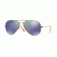 Ray-Ban Aviator Large Metal Sunglasses RB3025 167/68-58 - Demiglos Brusched Bronze Frame, Blue Mirror Lenses