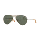 Ray-Ban Aviator Large Metal Sunglasses RB3025 177-62 - Antique Gold Frame, Green Lenses