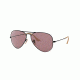 Ray-Ban Aviator Large Metal Sunglasses RB3025 9066Z0-58 - Black Frame, Violet Lenses