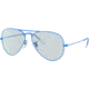 Ray-Ban Aviator Large Metal RB3025 Sunglasses, Light Blu, 62, RB3025-9222T3-62