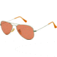 Ray-Ban Aviator Small Metal Sunglasses RB3044 019/4B-52 - Matte Silver Frame, Pink Lenses