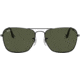 Ray-Ban Caravan Sunglasses RB3136 004-5815 - Gunmetal Crystal Green