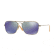Ray-Ban Caravan Sunglasses RB3136 167/68-58 - Demiglos Brushed Bronze Frame, Blue Mirror Lenses