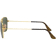 Ray-Ban Caravan Sunglasses RB3136 181-55 - Gold Frame, Dark Green Lenses