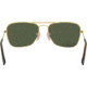 Ray-Ban Caravan Sunglasses RB3136 181-55 - Gold Frame, Dark Green Lenses