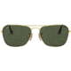 Ray-Ban Caravan Sunglasses RB3136 181-58 - Gold Frame, Dark Green Lenses