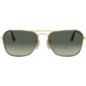 Ray-Ban Caravan Sunglasses RB3136 181/71-58 - Gold Frame, Light Grey Gradient Dark Grey Lenses