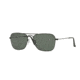 Ray-Ban Caravan Sunglasses RB3136 W3338-55 - Matte Black Frame, Crystal Green Lenses