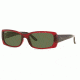 Ray-Ban Sunglasses RB4067-601-5316 53 mm Lense Diameter / Black Frame w/ Crystal Green Lenses