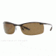 Ray-Ban Cl Carbon Lite Sunglasses RB8305 082/83-63 - Dark Carbon Frame, Polar Brown Lenses