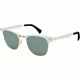 Ray-Ban CLUBMASTER ALUMINUM RB3507 Sunglasses 137/40-49 - Brushed Silver/arista Frame, Grey Mirror Lenses