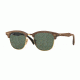 Ray-Ban CLUBMASTER M RB3016M Progressive Prescription Sunglasses RB3016M-118158-51 - Lens Diameter 51 mm, Frame Color Walnut Rubber Black