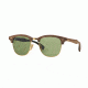 Ray-Ban CLUBMASTER M RB3016M Progressive Prescription Sunglasses RB3016M-11824E-51 - Lens Diameter 51 mm, Frame Color Walnut Rubber Green