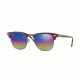 Ray-Ban Clubmaster Sunglasses RB3016 1222C2-49 - Metallic Dark Bronze Frame
