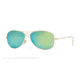 Ray-Ban Cockpit RB3362 Sunglasses with No-Line Progressive Rx Prescription Lenses RB3362-112-19-59 - Lens Diameter 59 mm, Frame Color Matte Gold