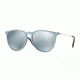 Ray-Ban Erika F RB4171F Sunglasses 631930-57 - Grey Mirror Flash Grey Frame