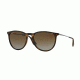 Ray-Ban ERIKA F RB4171F Sunglasses 710/T5-54 - Light Havana Frame, Polar Brown Gardient Lenses