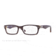 Ray-Ban Eyeglass Frames RX5206 5372-54 - Top Red On Trasparent Beige Frame