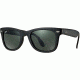 Ray-Ban Folding Wayfarer Sunglasses RB4105 601S-5420 - Matte Black Crystal Green