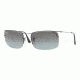 Ray-Ban FLIP OUT RB3499 Single Vision Prescription Sunglasses RB3499-002-T3-58 - Lens Diameter 58 mm, Lens Diameter 58 mm, Frame Color Black