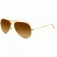 Ray-Ban Folding Aviator RB3479 Sunglasses 001/51-5514 - Arista Frame, Crystal Brown Gradient Lenses
