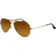 Ray-Ban Folding Aviator RB3479 Sunglasses 004/M2-5814 - Shiny Gunmetal Frame, Crystal Polar Brown Gradient Lenses