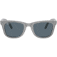 Ray-Ban Folding Wayfarer Classic Sunglasses, Blue Lenses, Gray, 50, RB4105-6577R5-50