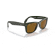 Ray-Ban Folding Wayfarer Classic Sunglasses, Brown Lenses, Military, 50, RB4105-657533-50