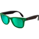 Ray-Ban Folding Wayfarer Sunglasses RB4105 602119-5420 - Matte Green Frame, Crystal Green/Green Mirror Lenses