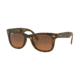 Ray-Ban Folding Wayfarer Sunglasses RB4105 894/43-50 - Matte Havana Frame, Brown Gradient Grey Lenses