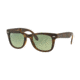 Ray-Ban Folding Wayfarer Sunglasses RB4105 894/4M-50 - Matte Havana Frame, Green Gradient Green Lenses
