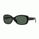Ray-Ban JACKIE OHH RB4101F Sunglasses 601/71-58 - Black Frame, Green Lenses