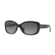 Ray-Ban JACKIE OHH RB4101F Sunglasses 601/T3-58 - Shiny Black Frame, Grey Gradient Dark Grey Polar Lenses