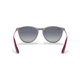 Ray-Ban Junior Erika RJ9060S Sunglasses, Grey Gradient Blue Lenses, Transparent Grey, 50, RJ9060S-71094L-50