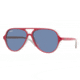 Ray Ban Junior RJ9049S #177/90 - Top Red / Fuxia On Gray Frame, Blue Lenses