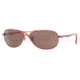 Ray-Ban RJ9528S Bifocal Prescription Sunglasses RJ9528S-236-73-5213 - Lens Diameter: 52 mm, Frame Color: Metallized Red