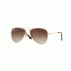 Ray-Ban Junior Sunglasses RJ9506S for Kids 223/13-52 - Gold Frame, Brown Gradient Lenses