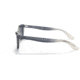 Ray-Ban Lady Burbank RB2299 Sunglasses, Blue Gradient Grey Lenses, Transparent Blue, 52, RB2299-134386-52