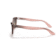 Ray-Ban Lady Burbank RB2299 Sunglasses, Brown Vintage Lenses, Transparent Pink, 52, RB2299-1344BG-52