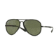 Ray-Ban LITEFORCE F RB4180F Sunglasses 601S9A-59 - Matte Black Frame, Polar Green Lenses