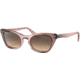 Ray-Ban Miss Burbank RJ9099S Sunglasses, Light Yellow Gradient Grey Lenses, Brown Gradient Rose, 43, RJ9099S-71062Q-43