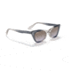 Ray-Ban Miss Burbank RJ9099S Sunglasses, Lilac Gradient Grey Lenses, Transparent Blue, 43, RJ9099S-71054Q-43