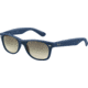 Ray-Ban RB2132 SV Prescription Sunglasses - Light Blue Rubber Frame / 55 mm Prescription Lenses, 811-32-5518