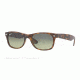 Ray-Ban New Wayfarer Prescription Sunglasses RB2132 RB2132-894-76-55 - Lens Diameter 55 mm, Frame Color Matte Havana