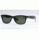 Ray-Ban New Wayfarer Prescription Sunglasses RB2132 RB2132-901-58 - Lens Diameter 58 mm, Frame Color Black