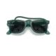 Ray-Ban Original Wayfarer RB2140 Sunglasses, Transparent Green, Dark Grey Lenses, 50, RB2140-6615B1-50