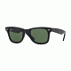 Ray-Ban Original Wayfarer Sunglasses, Black Crystal Green 901-4722