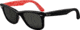 Ray-Ban RB2140 Progressive Sunglasses - Black On Text. Red Gl W Crystal Green Frame / 50 mm Prescription Lenses, 1016-5022
