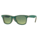 Ray-Ban Original Wayfarer RB2140 Sunglasses with No-Line Progressive Rx Prescription Lenses RB2140-11663M-50 - Lens Diameter 50 mm, Frame Color Jeans Green